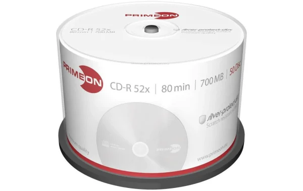 Primeon CD-R 0.7 GB, Tour (50 Pièce/s) – Disques SOLDES TOUT À 1