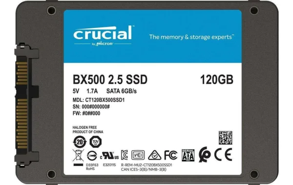 Crucial SSD (Solid State Disks) SSD BX500 2.5 aux meilleurs prix 4