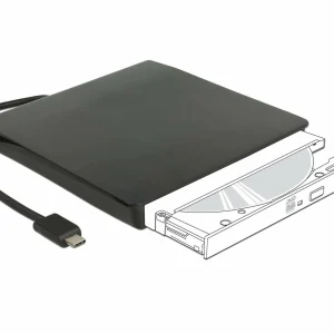 DeLock Disques Durs Externes Boîtier Externe USB Type-C – 5.25 magasin 7