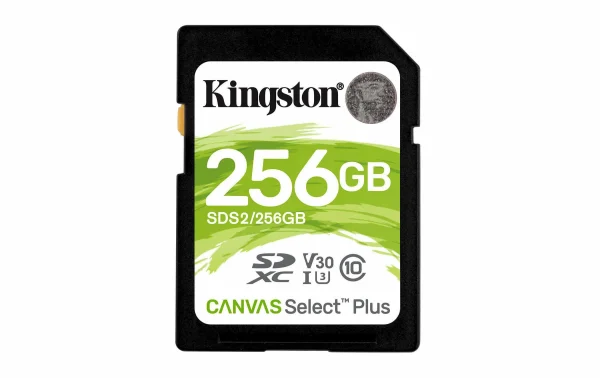 belle Kingston Carte SDXC Canvas Select Plus UHS-I 256 GO – Cartes Mémoire 1