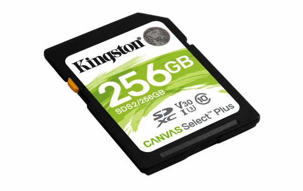 belle Kingston Carte SDXC Canvas Select Plus UHS-I 256 GO – Cartes Mémoire 4