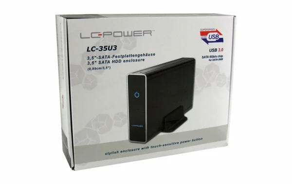 le grand escompte LC-Power Disques Durs Externes Boîtier Externe LC-35U3 3.5 3
