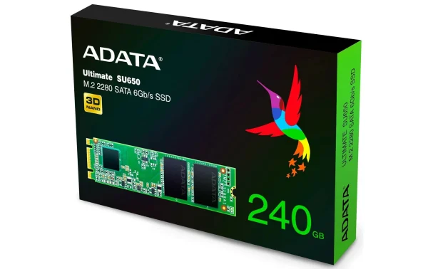 Meilleur Prix Garanti ADATA SSD Ultimate SU650 M.2 2280 SATA 240 GB – SSD (Solid State Disks) 3