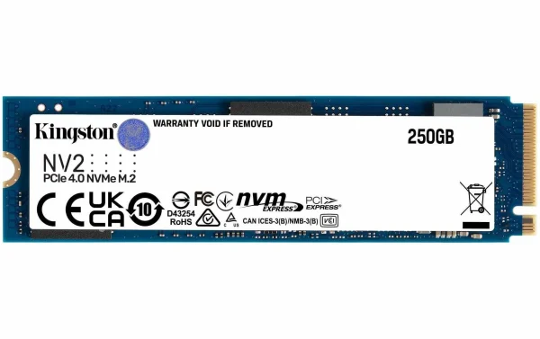 magasin en ligne france Kingston SSD NV2 M.2 2280 NVMe 250 GB – SSD (Solid State Disks) 1