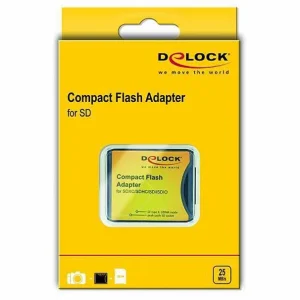 DeLock Adaptateur CF Compact Flash Typ II Pour Cartes SD/SDHC/SDXC/MMC – Cartes Mémoire achetez 6