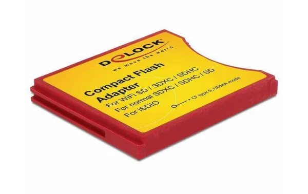 Top ventes DeLock Adaptateur CF Type II Compact Flash II Pour Cartes SD – Cartes Mémoire 3