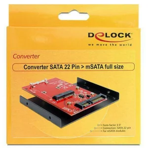 dernière tendance DeLock Accessoires Supports De Mémoire Platine Adaptatrice 3,5 6