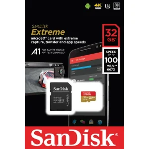 Officielle SanDisk Extreme MicroSDHC 32GB – 100MB/s, U3, UHS-I – Cartes Mémoire 9