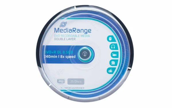 MediaRange DVD+R 8.5 GB, Tour (25 Pièce/s) – DVD+R ultratendance 1