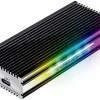 LC-Power Boîtier Externe LC-M2-C-MULTI-RGB M2 – Disques Durs Externes en promotion 13
