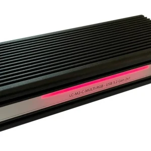 LC-Power Boîtier Externe LC-M2-C-MULTI-RGB M2 – Disques Durs Externes en promotion 7