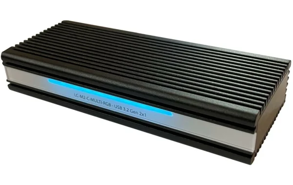 LC-Power Boîtier Externe LC-M2-C-MULTI-RGB M2 – Disques Durs Externes en promotion 4
