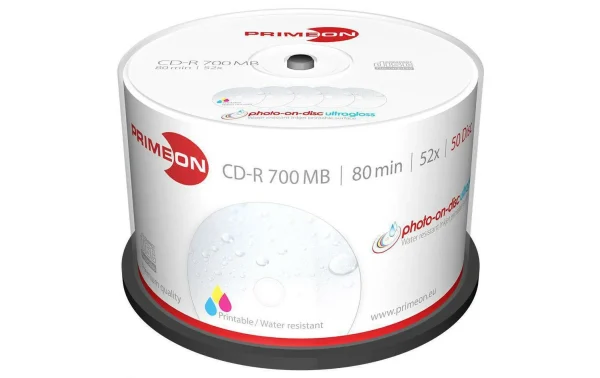 magasins pas chers Primeon CD-R 0.7 GB, Tour (50 Pièce/s) – Disques 1