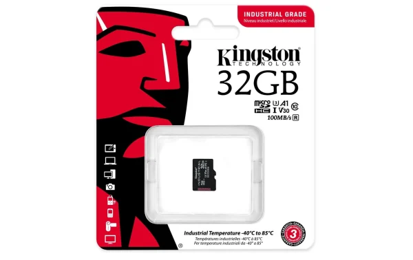 dernières Kingston Carte MicroSDHC Industrial UHS-I 32 GB – Cartes Mémoire 4