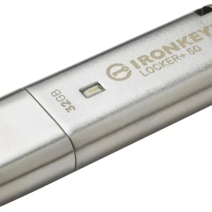 achat pas cher Kingston Clé USB IronKey Locker+ 50 32 GB – Sticks USB 7