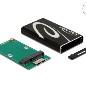 france DeLock Boîtier Externe SuperSpeed USB Pour MSATA – Disques Durs Externes 7