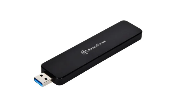 SilverStone Boîtier Externe SST-MS09B M.2 Noir – Disques Durs Externes livraison la plus rapide 1