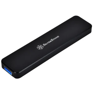 SilverStone Boîtier Externe SST-MS09B M.2 Noir – Disques Durs Externes livraison la plus rapide 9