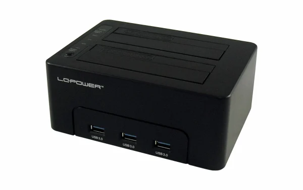 LC-Power Station D’accueil Et De Clonage LC-DOCK-U3-HUB – Accessoires Supports De Mémoire Livraison internationale 1