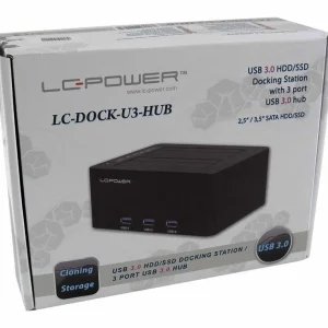 LC-Power Station D’accueil Et De Clonage LC-DOCK-U3-HUB – Accessoires Supports De Mémoire Livraison internationale 9