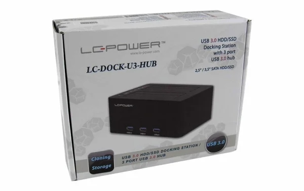 LC-Power Station D’accueil Et De Clonage LC-DOCK-U3-HUB – Accessoires Supports De Mémoire Livraison internationale 4