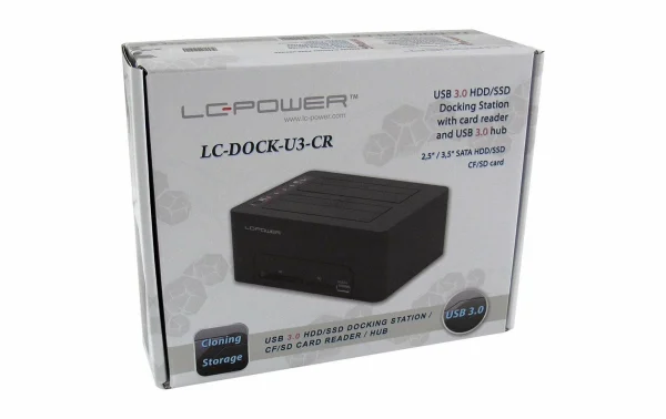 LC-Power Station D’accueil Et De Clonage LC-DOCK-U3-CR – Accessoires Supports De Mémoire Livraison Standard/Rapide 3