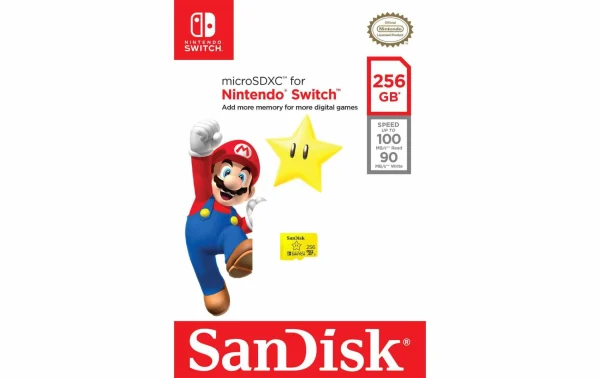 SanDisk Carte MicroSDXC Nintendo Switch U3 256 GB – Cartes Mémoire Boutique officielle 4