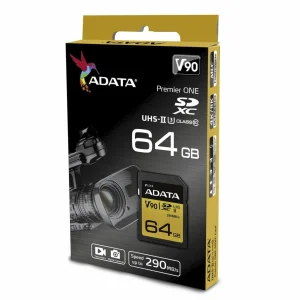 aux meilleurs prix ADATA Carte SDXC Premier ONE UHS-II 64 GB – Cartes Mémoire 7