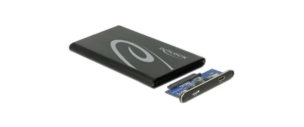 soldes luxe DeLock Disques Durs Externes Boîtier Externe USB 3.1 Gen2 – SATA HDD/SSD 2.5 3