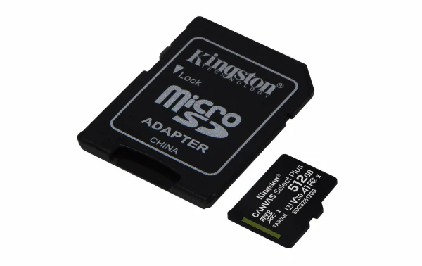 livraison la plus rapide Kingston Carte MicroSDXC Canvas Select Plus 512 GB – Cartes Mémoire 3