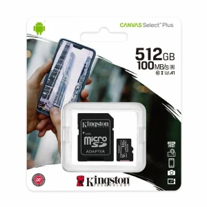 livraison la plus rapide Kingston Carte MicroSDXC Canvas Select Plus 512 GB – Cartes Mémoire 9