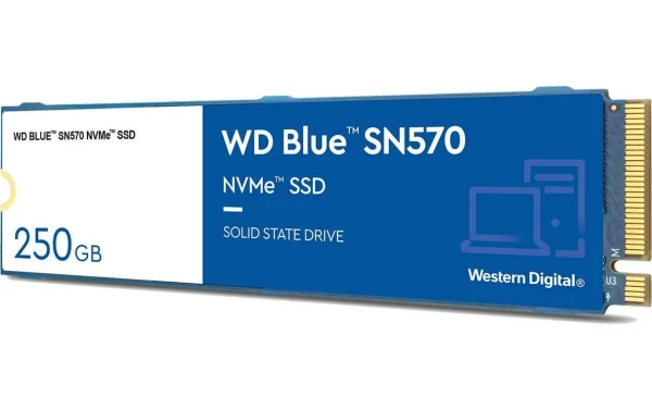Western Digital SSD WD Blue SN570 M.2 2280 NVMe 250 GB – SSD (Solid State Disks) dernières 1