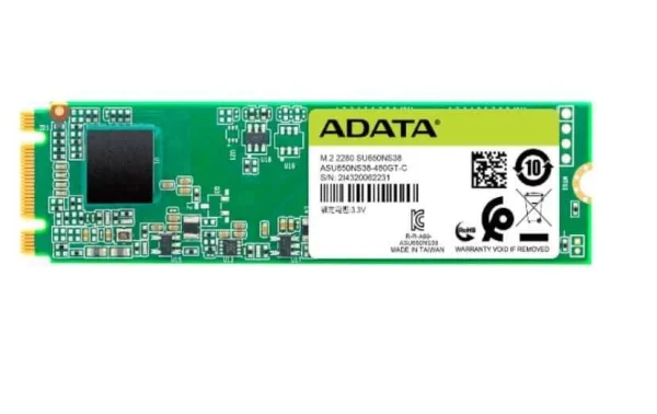 jusqu'à ADATA SSD Ultimate SU650 M.2 2280 SATA 480 GB – SSD (Solid State Disks) 1