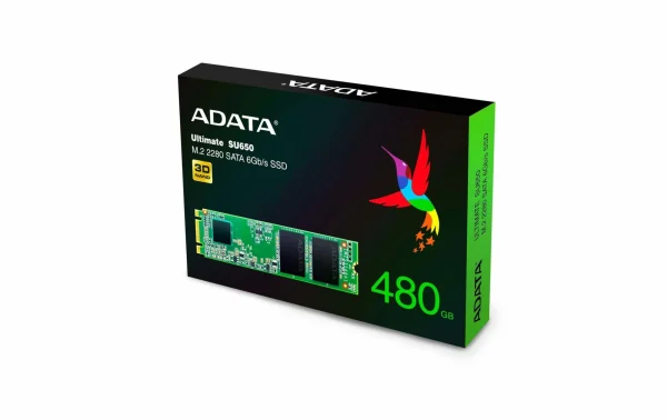 jusqu'à ADATA SSD Ultimate SU650 M.2 2280 SATA 480 GB – SSD (Solid State Disks) 3