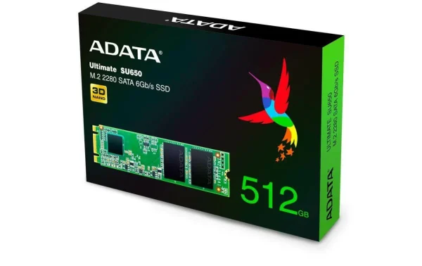dernière tendance ADATA SSD Ultimate SU650 M.2 2280 SATA 512 GB – SSD (Solid State Disks) 3