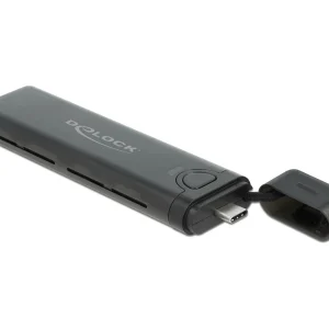 Neuve avec étiquette DeLock Boîtier Externe USB-C, NVME&SATA M.2, Amorçable, 10Gbps M2 – Disques Durs Externes 9