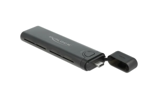 Neuve avec étiquette DeLock Boîtier Externe USB-C, NVME&SATA M.2, Amorçable, 10Gbps M2 – Disques Durs Externes 4