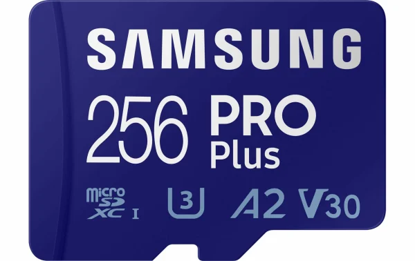 haute qualité Samsung Carte SDXC PRO PLUS 256 GB – Cartes Mémoire 1