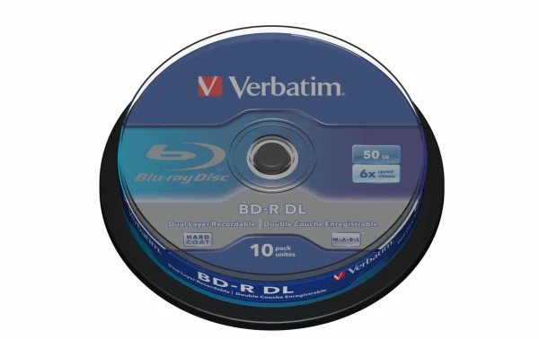 VERBATIM BD-R 50 GB, Tour (10 Pièce/s) – Disques grande marque pas cher 1