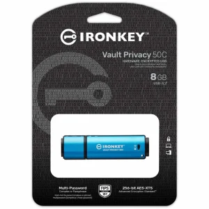 Kingston Clé USB IronKey Vault Privacy 50C 8 GB – Sticks USB Paiement sécurisé 9