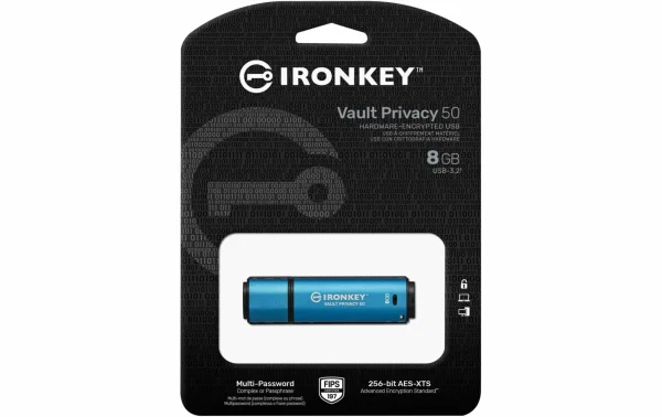Les achats en ligne Kingston Clé USB IronKey Vault Privacy 50 8 GB – Sticks USB 4
