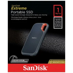 SanDisk Extreme Portable SSD 1000 GB V2 – SSD Externe – SSD (Solid State Disks) SOLDES TOUT À 9