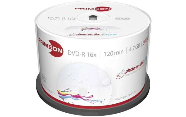 Primeon DVD-R 4.7 GB, Tour (50 Pièce/s) – Disques grossiste 1