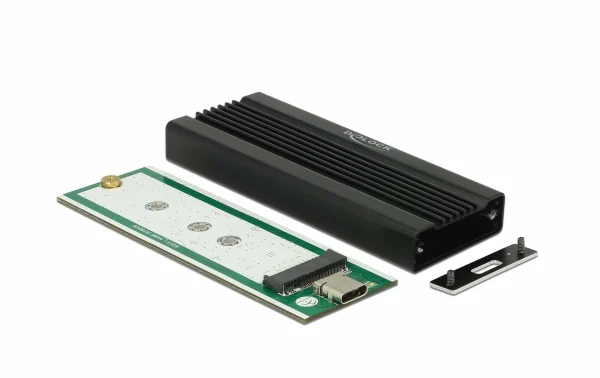 DeLock Boîtier Externe USB-C 3.1 Gen2 Pour M.2 NVME SSD M.2 – Disques Durs Externes Neuve avec étiquette 1