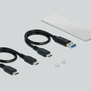 magasin DeLock Boîtier Externe USB-C – M.2 Key-M, NVME Externe – Disques Durs Externes 9