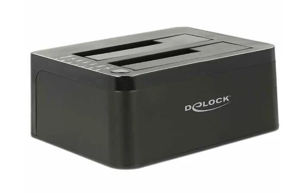 DeLock Station D’accueil Et De Clonage Dual SATA – Accessoires Supports De Mémoire mode pas chere 1