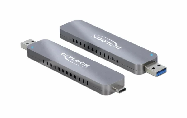 magasin en ligne DeLock Boîtier Externe USB-A/C – NVME M.2 SSD – Disques Durs Externes 1