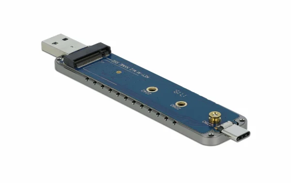 magasin en ligne DeLock Boîtier Externe USB-A/C – NVME M.2 SSD – Disques Durs Externes 4