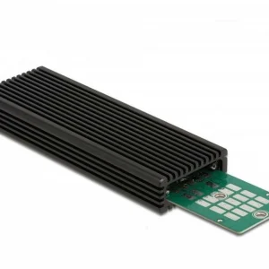 outlet DeLock Boîtier Externe 42004 USB 3.1 Gen.2 Typ-C – M.2 SATA/NVMe – Disques Durs Externes 9