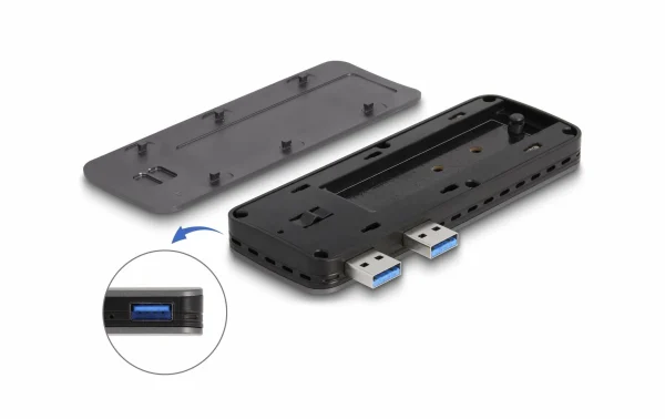 DeLock Boîtier Externe USB3.2 Gen 2 Pour PS5 Avec Slot M.2 NVMe M2 – Disques Durs Externes boutique en ligne 1